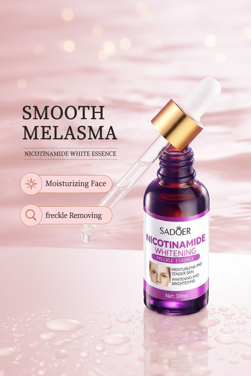 Solución Blanqueante & Suavizante con Nicotinamida (30ml) – Ilumina, Hidrata y Unifica el Tono de la Piel