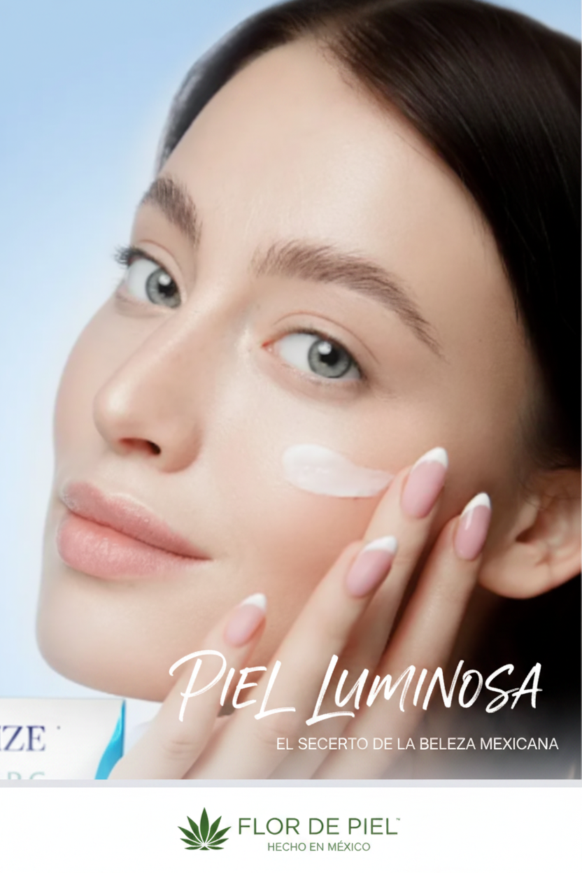 Model Applying Skincare MX